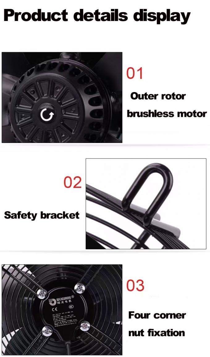 YWF Серия 200-630 мм для холодильных камер, вентиляторные лопасти, двигатель, конденсатор, испаритель, производитель вентиляторов, осевой вентилятор с внешним ротором 5