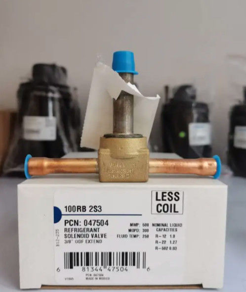 Высококачественный 100RB 2S3 двухсторонний электродинамический клапан Нормально закрытый электродинамический клапан Холодильник r22 электродинамический клапан/соленодинамический клапан 15 бар холодильник