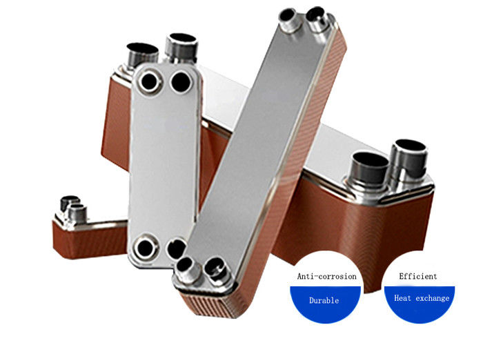 B3-50-48D Дешевая цена 10HP Теплообменник испаритель Медь / нержавеющая сталь 304/316 Сварный пластинка производитель теплообменника