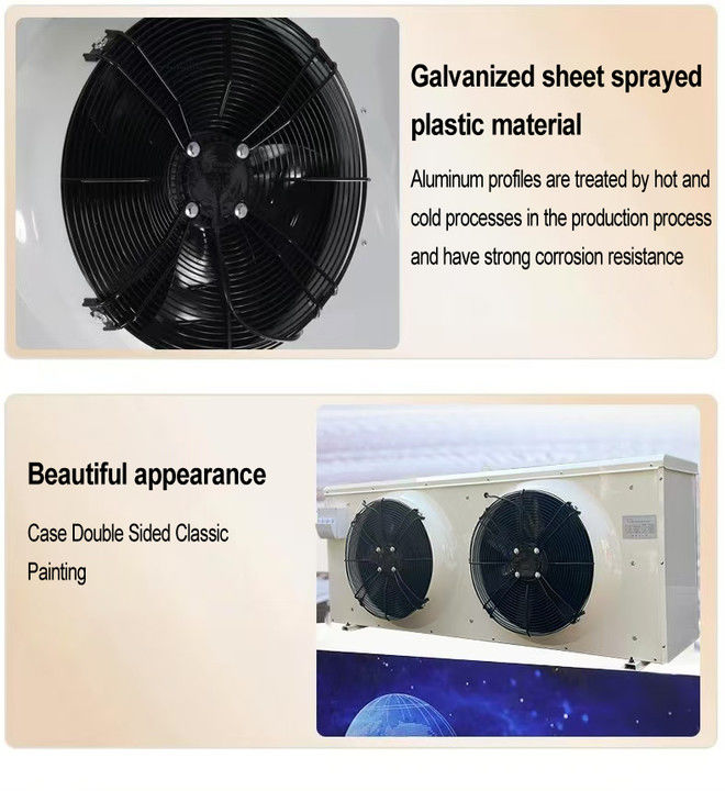 Серия DD сертификат CE охладитель холодильного агрегата 5HP испаритель для холодной комнаты