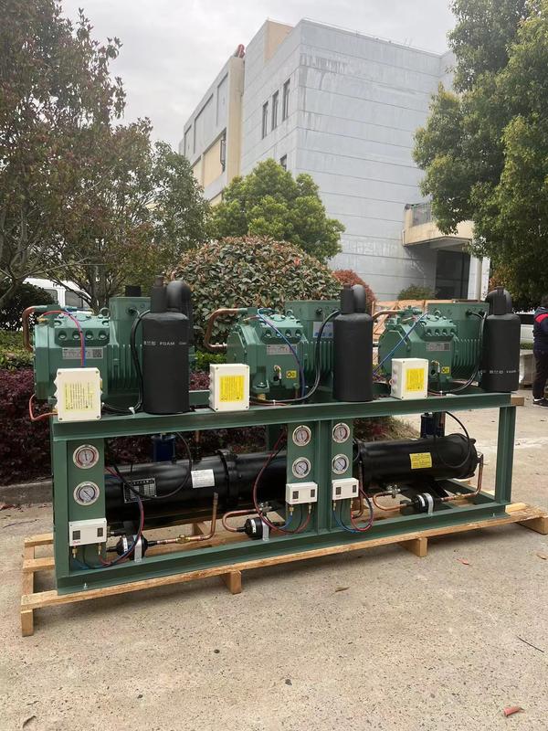 Конденсаторный агрегат с водяным охлаждением 10 л.с.*3 (лошадиные силы) с напряжением 380В 3Ф 50Гц и гарантией 1 год