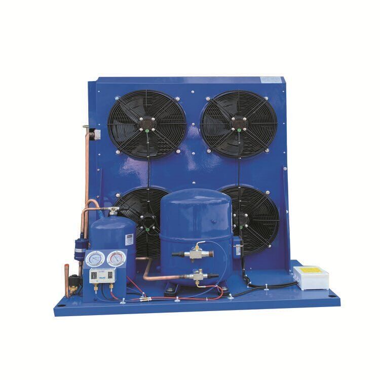 Промышленный чиллер с компрессором 12 л.с., хладагентом R22/R404A и воздушным конденсаторным блоком с гарантией 1 год
