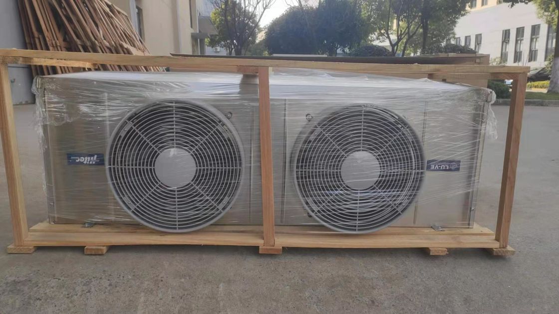 охлаженный воздухом испаритель низкой температуры нержавеющей стали испарителя S2HC38E65 220V для холодильных установок холодной комнаты