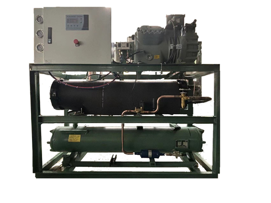 4VG-30.2 industrial chiller compressor 30HP Shell and tube evaporator water cooling chiller water coolers chillers