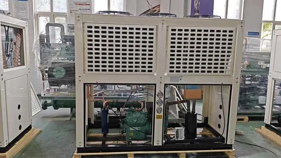 30HP To 50HP DMZL Brand Piston Compressor Condensing Unit Air-Cooled Refrigeration Unit For Factories